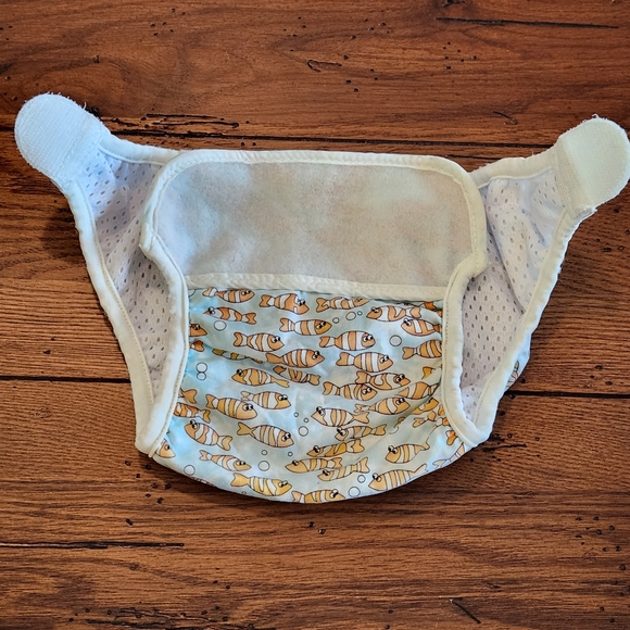Infant swim diaper bundle Size 6-12 months. Colors white blue orange - Picture 11 of 11